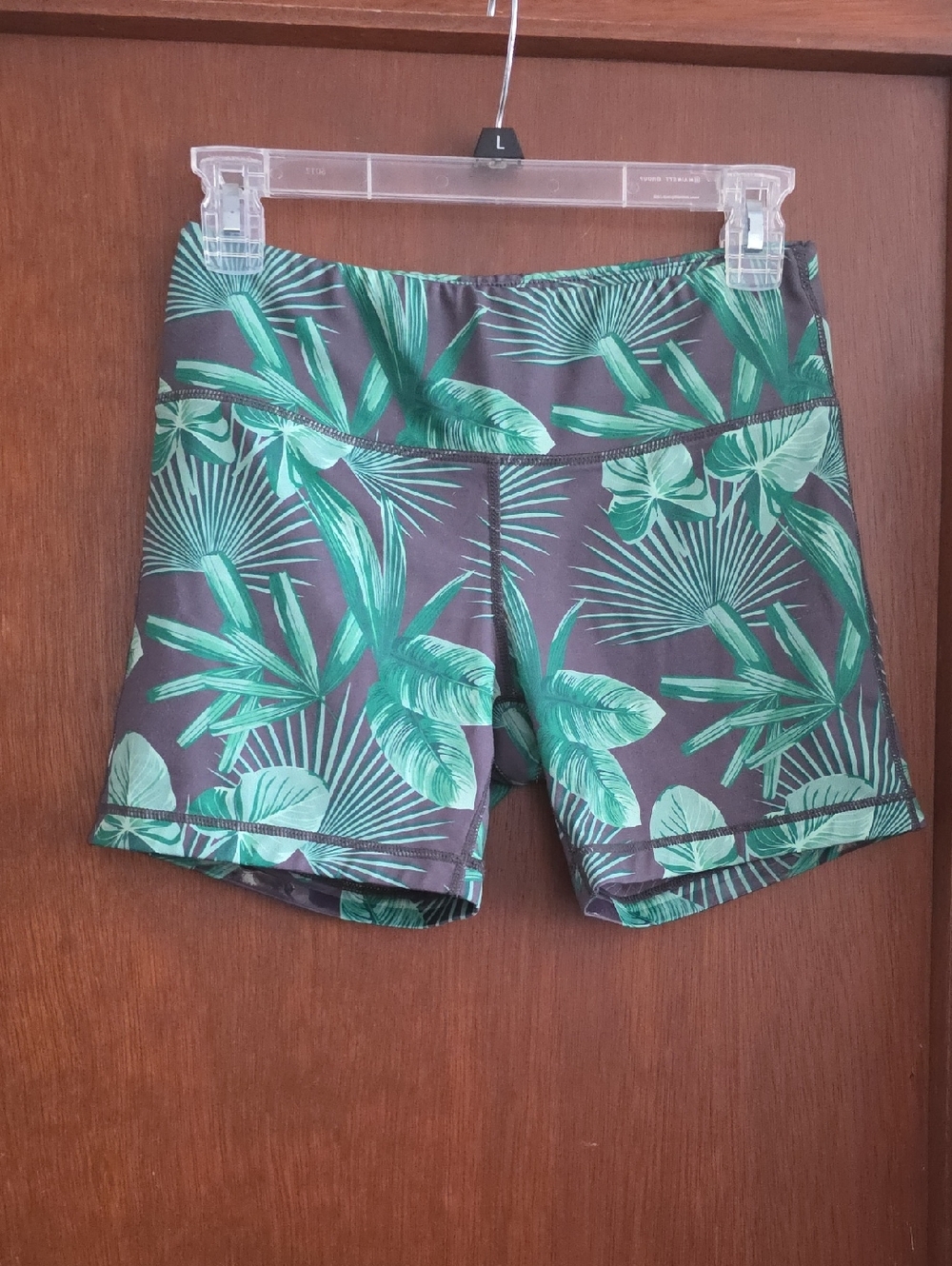 IAB MFG Athletic Tropical Print Women's Shorts SZ S